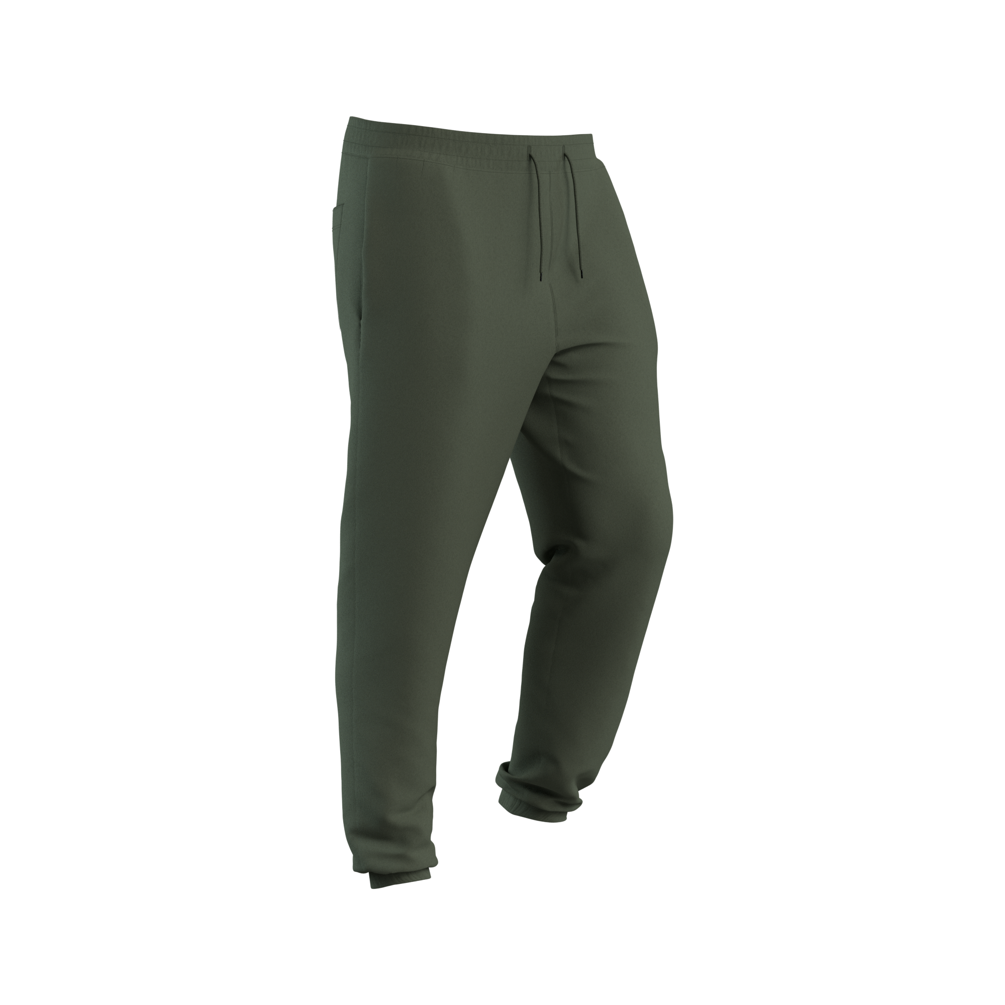 Pantalon jogging fitness Homme - 500 Essentials Kaki cendré