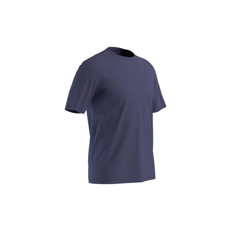 Camiseta Fitness 500 Essential Hombre Azul