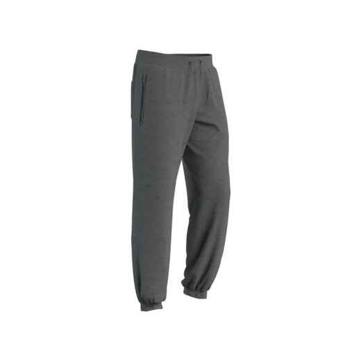 Women's LooseFit Fitness Jogging Bottoms 520 Beige Decathlon