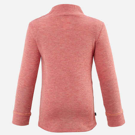 Base layer top, Baby ski first layer - WARM Pink