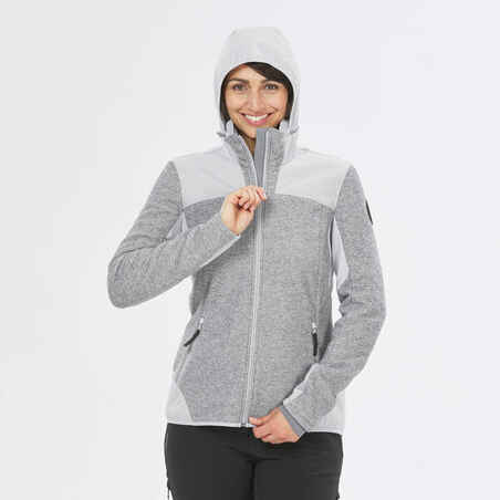 Chaqueta polar de montaña y nieve cálida Mujer Quechua SH500 X-Warm