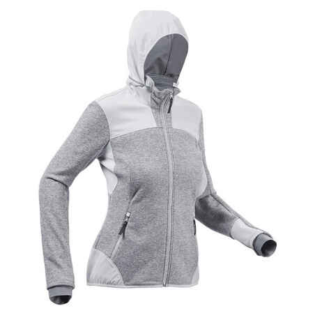 Chamarra de tejido polar de senderismo - Cálida - SH500 X-WARM - mujer 