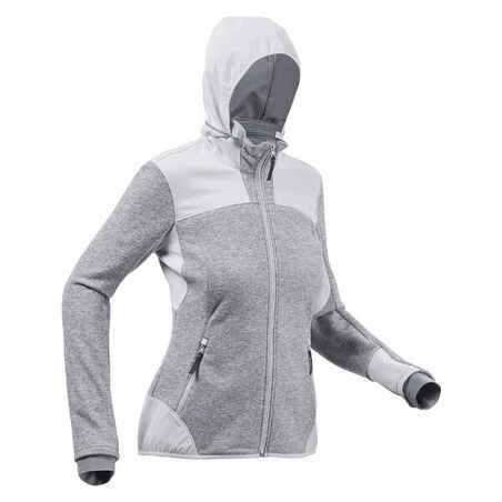Women's Warm Fleece Hiking Jacket - SH500 MOUNTAIN