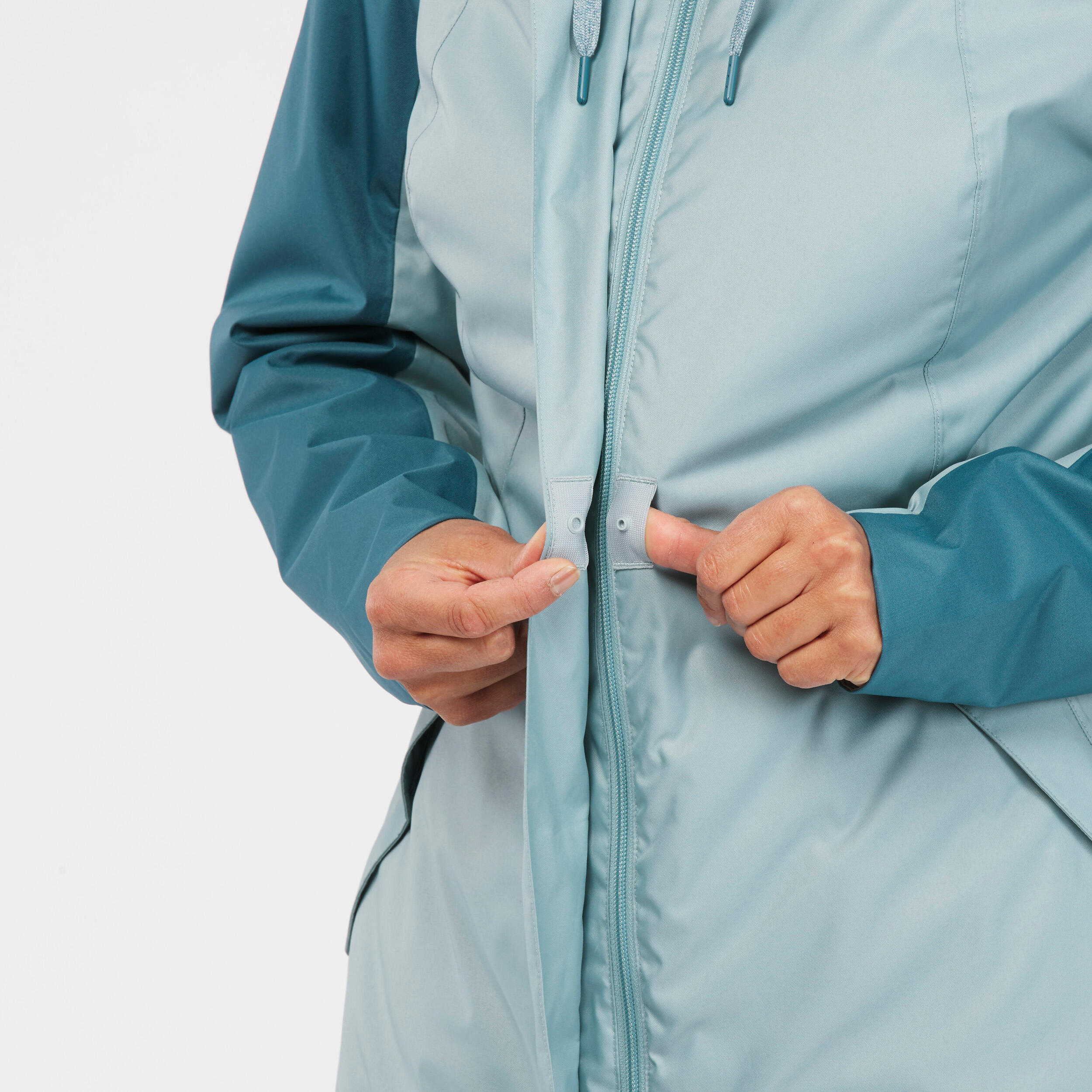 Women’s hiking waterproof winter jacket - SH500 -10°C 6/15
