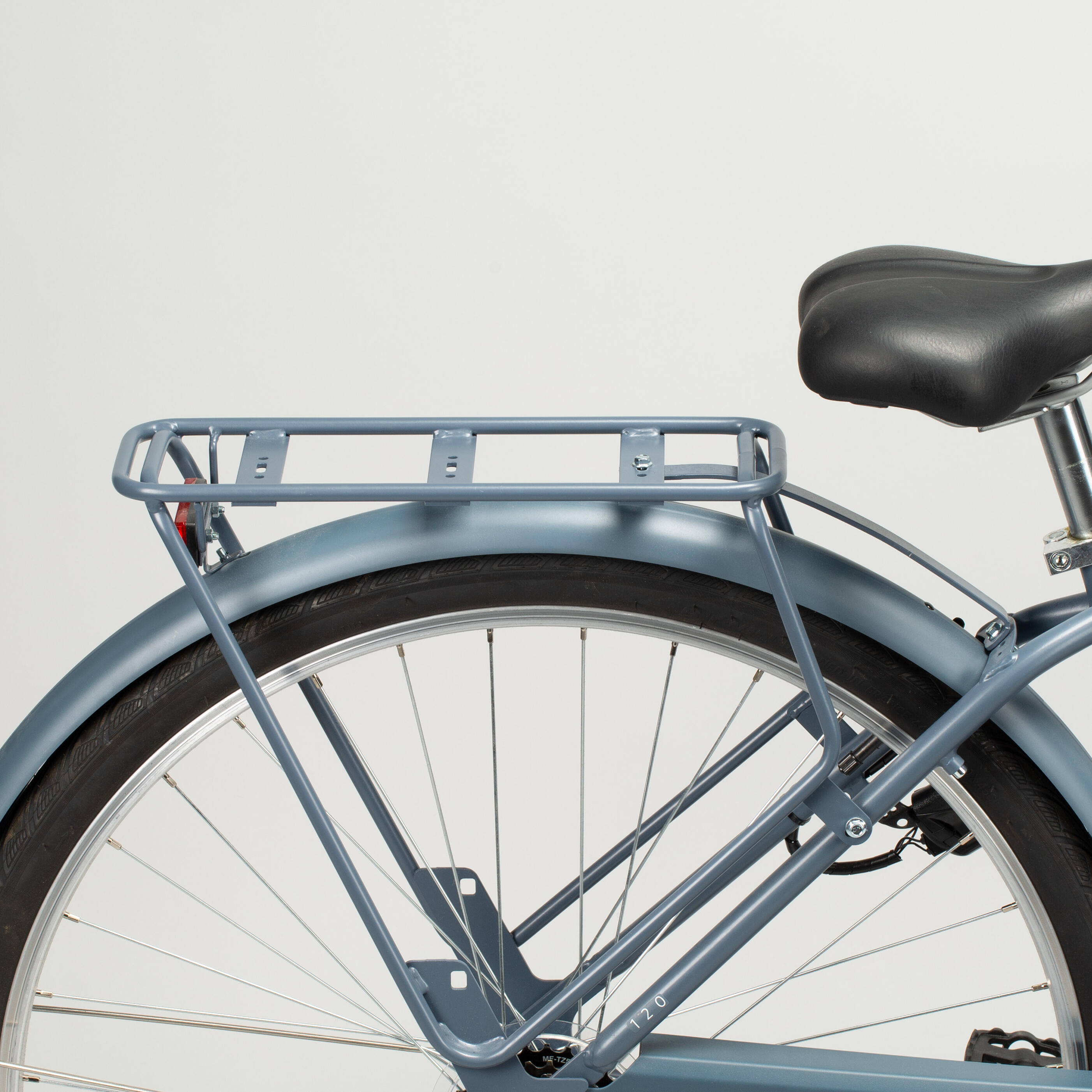 CITY BIKE ELOPS 120 LOW FRAME blue ELOPS Decathlon