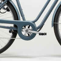אופניים אורבניים בעלי שלדה נמוכה Elops 120 - כחול