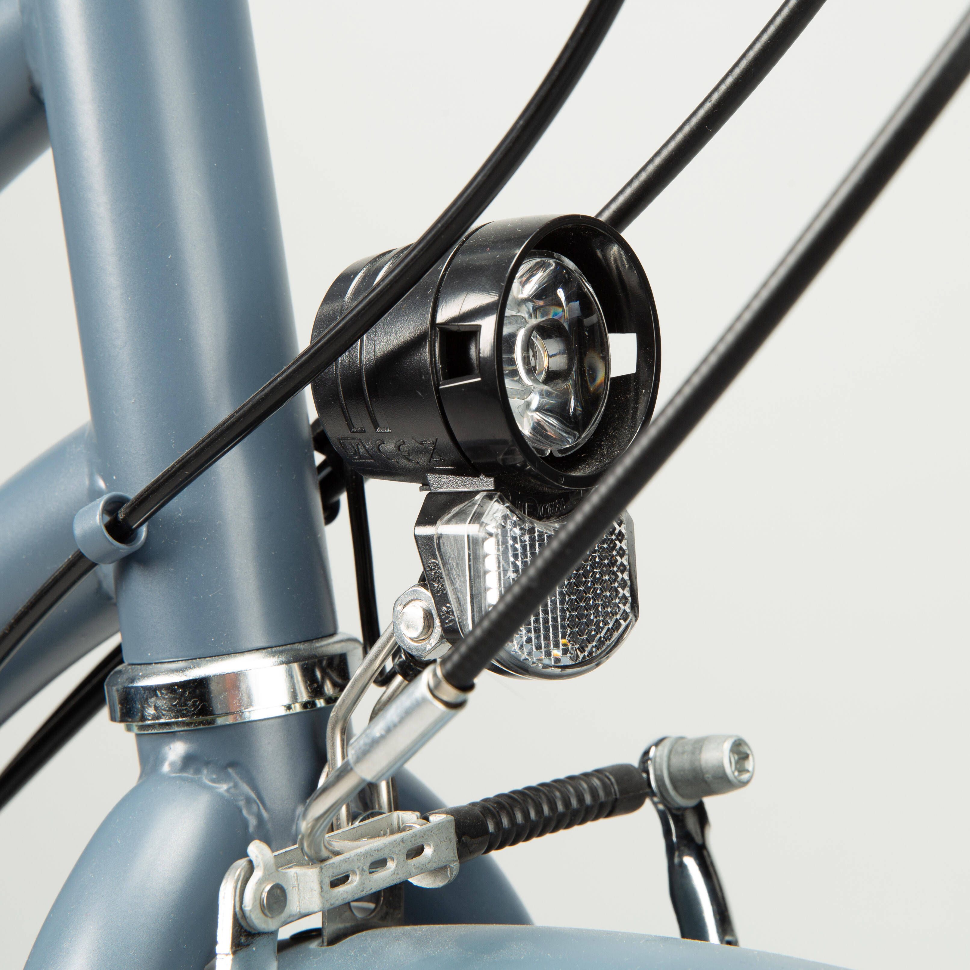 City Bike Low Frame - Elops 120 Blue/Grey - ELOPS