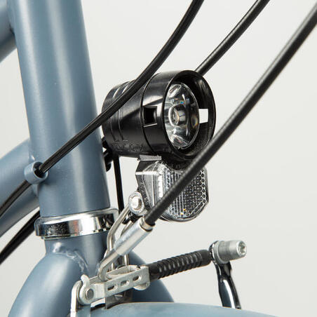 City Bike Low Frame - Elops 120 Blue/Grey