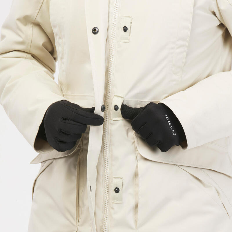 Kadın Su Geçirmez Outdoor Parka/Kışlık Mont - Bej - SH900 -20 °C