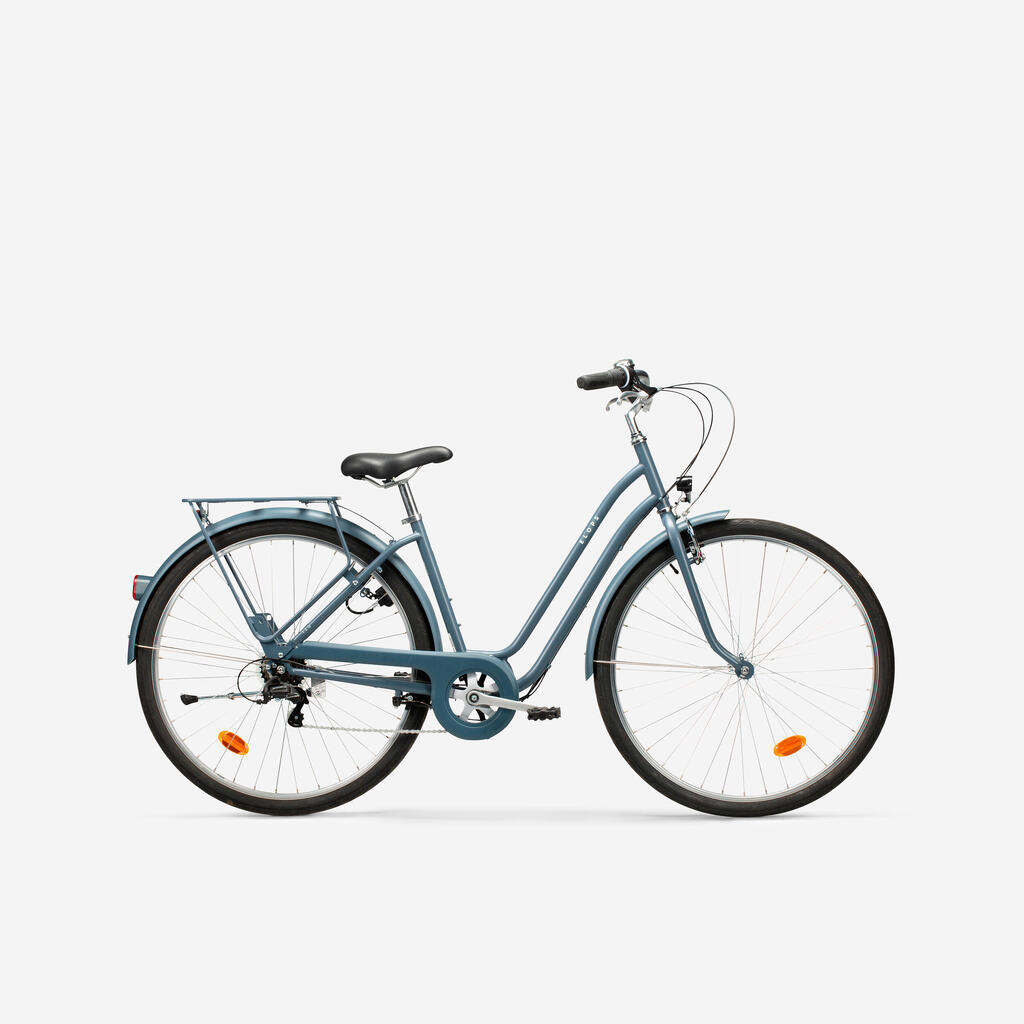 CITY BIKE ELOPS 120 LOW FRAME - blue