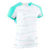 Girls' Football Shirt Viralto - White/Green