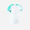 Girls' Football Shirt VRO+ - White/Green