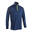 Damen/Herren Fussball Sweatshirt - Viralto mit Reissverschluss blau/neongelb