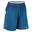 Pantalón corto de fútbol mujer azul