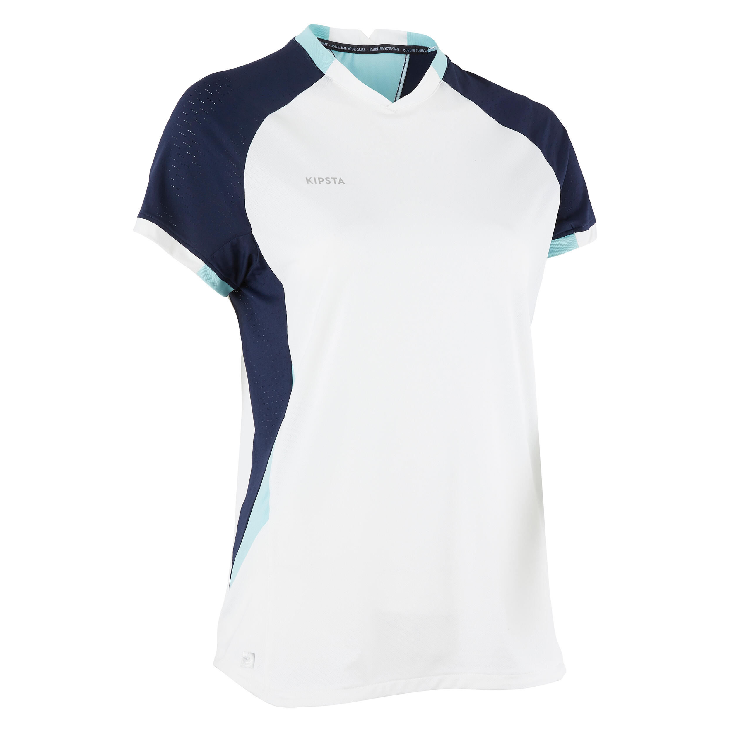 Women's S-S Straight-Cut Football Shirt - White 1/6