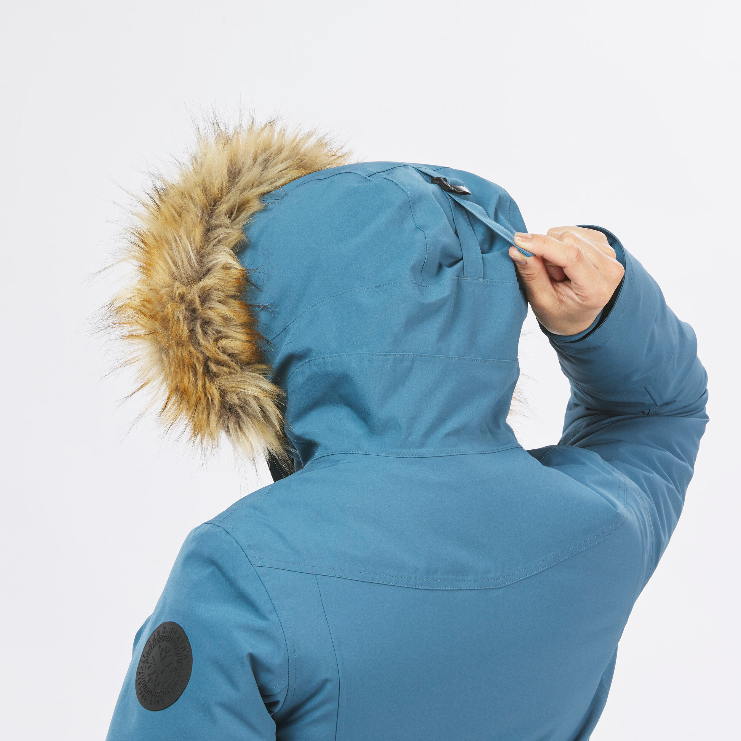 Women’s waterproof hiking parka -20°C, NH900 - Blue 5/17