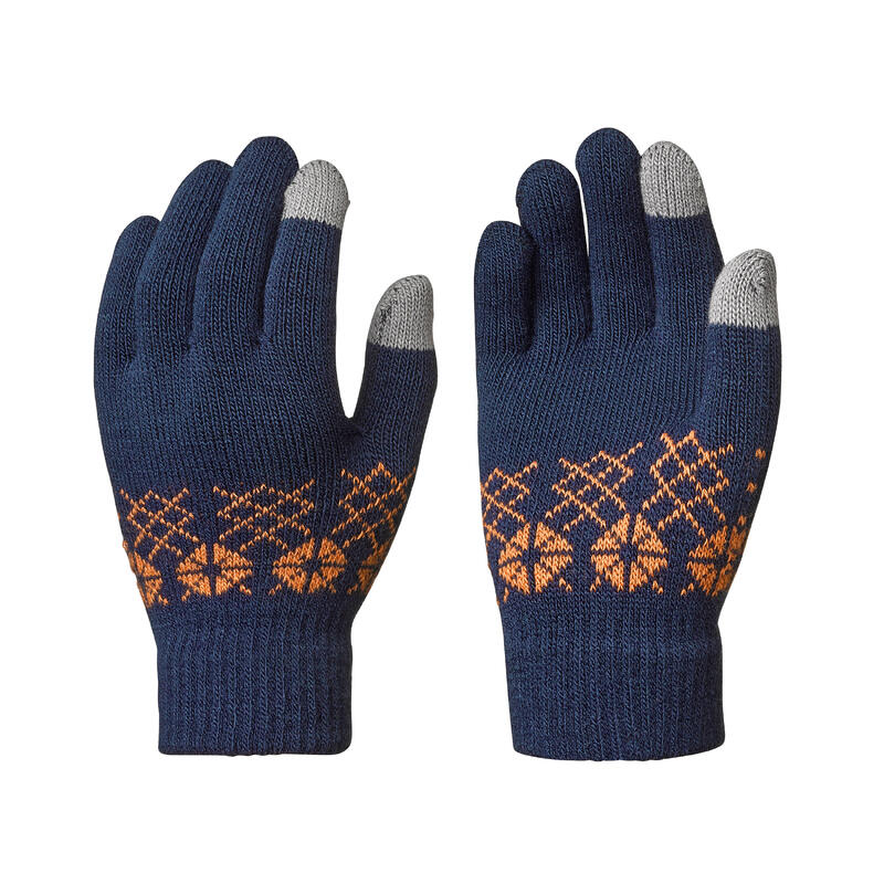 Tactiele handschoenen voor wandelen kinderen SH100 tricot 4-14 jaar