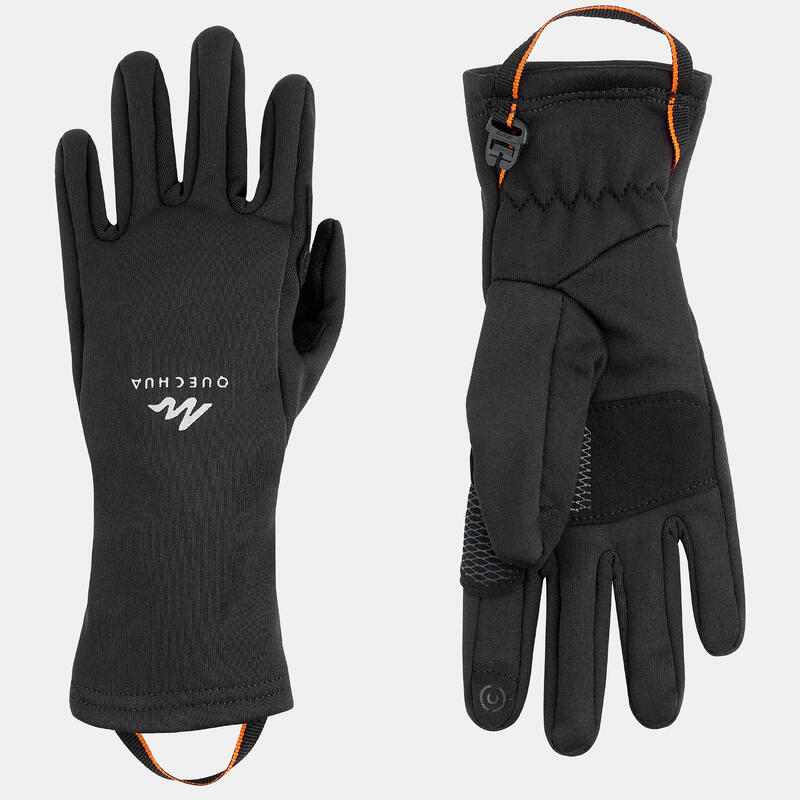 Softshell Handschuhe Kinder Stretch touchscreenfähig Winterwandern - SH500