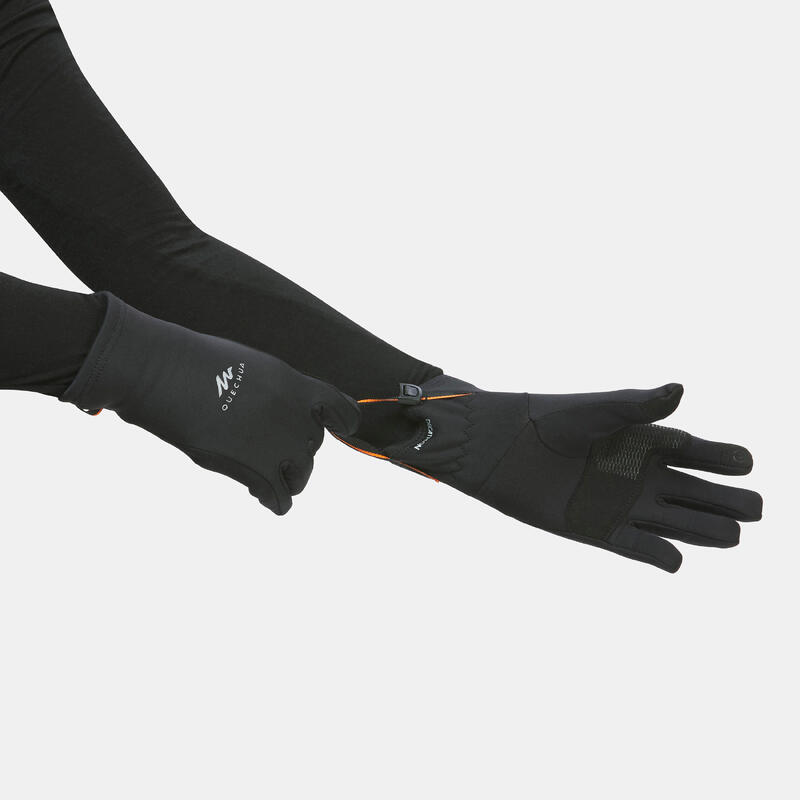 Kids' Hiking Touchscreen-Compatible Stretch Gloves SH500