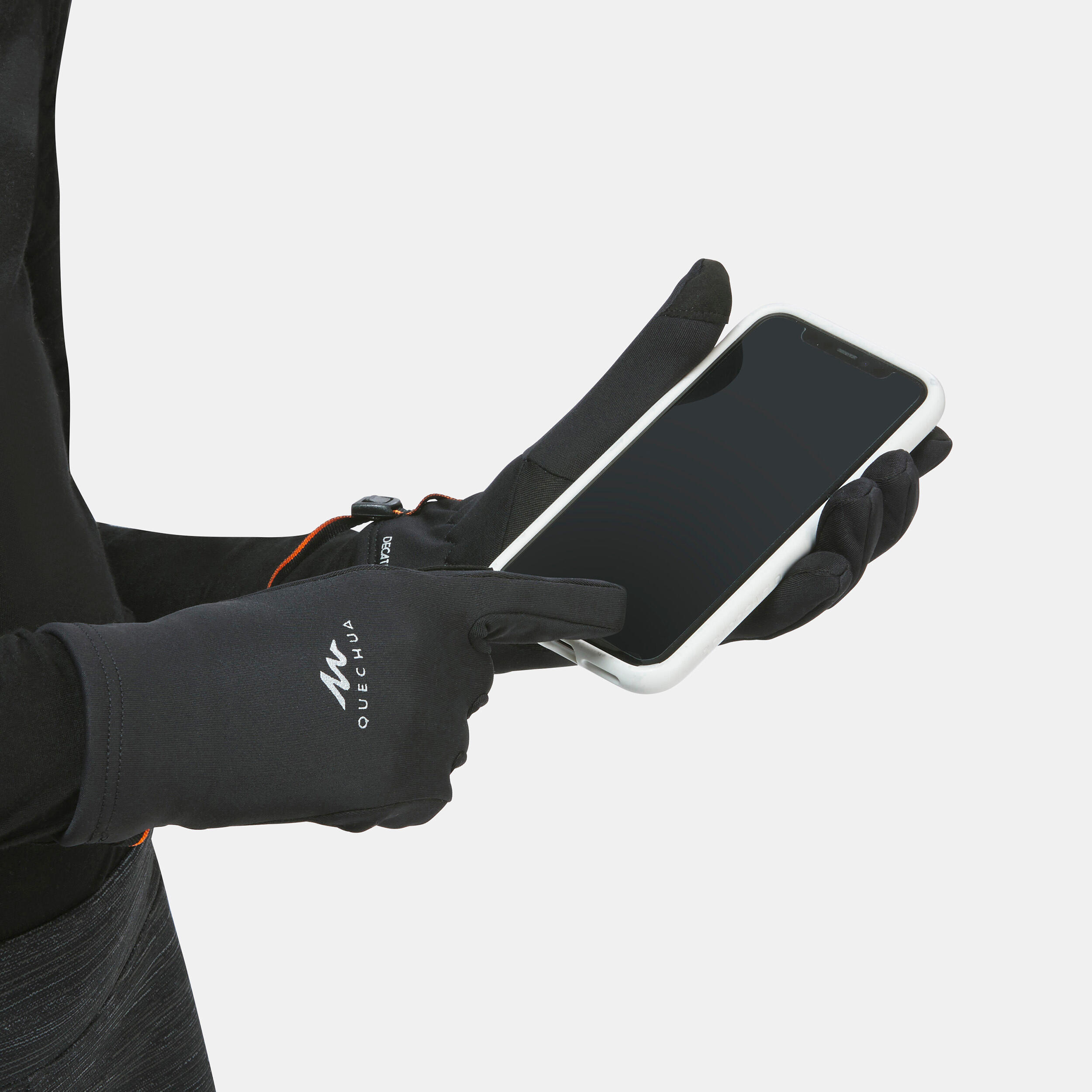 Gants Enfant 10/12 ans pour écrans Tactiles Noir