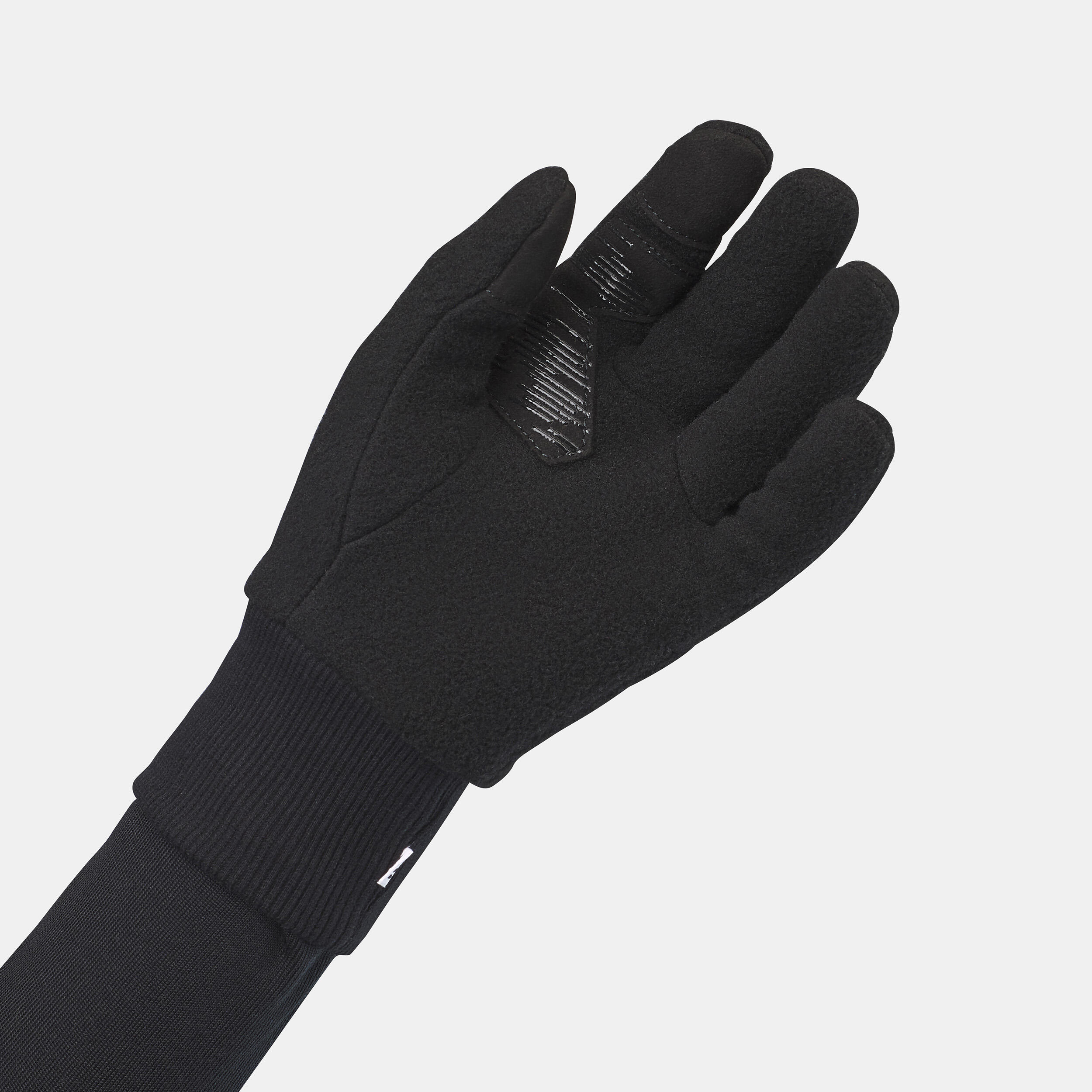 Kids’ Fleece Gloves - SH 500 Black - QUECHUA