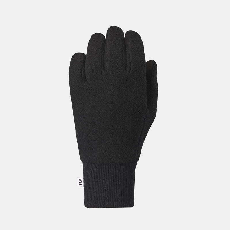 Handschuhe Kinder 6-14 Jahre Fleece Wandern - SH500 schwarz