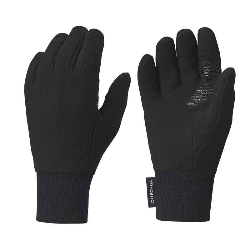 Handschuhe Kinder Fleece 6-14 Jahre Winterwandern - SH500 schwarz 