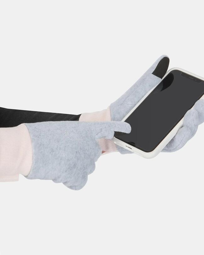 KIDS’ FLEECE HIKING GLOVES - SH500