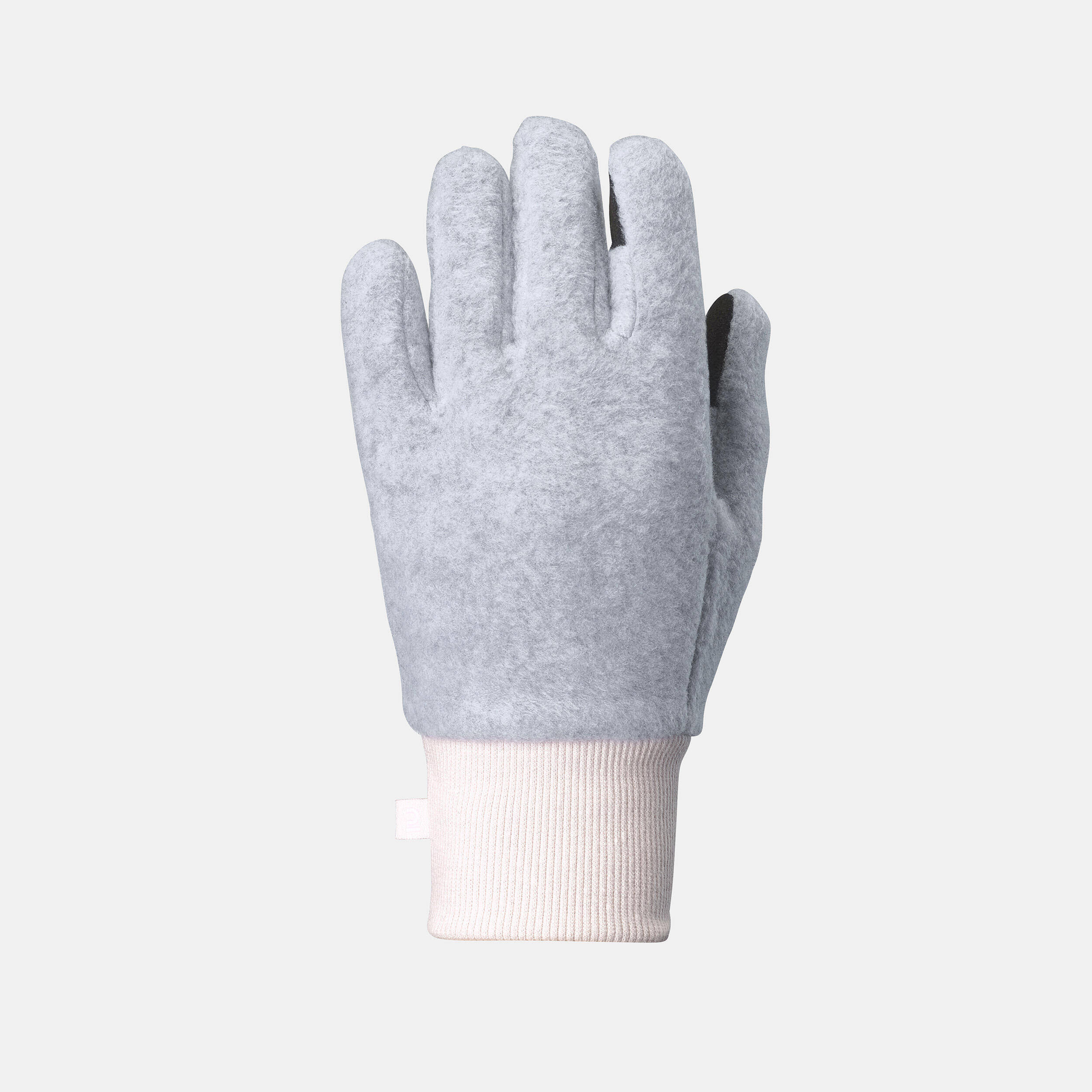 Kids' Fleece Gloves 6-14 Years  HIKE500 - Grey -  2