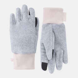 KIDS’ FLEECE HIKING GLOVES - SH100 X-WARM - 6-14 YEARS