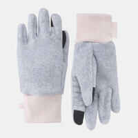 KIDS’ FLEECE HIKING GLOVES - SH500 - 6-14 YEARS