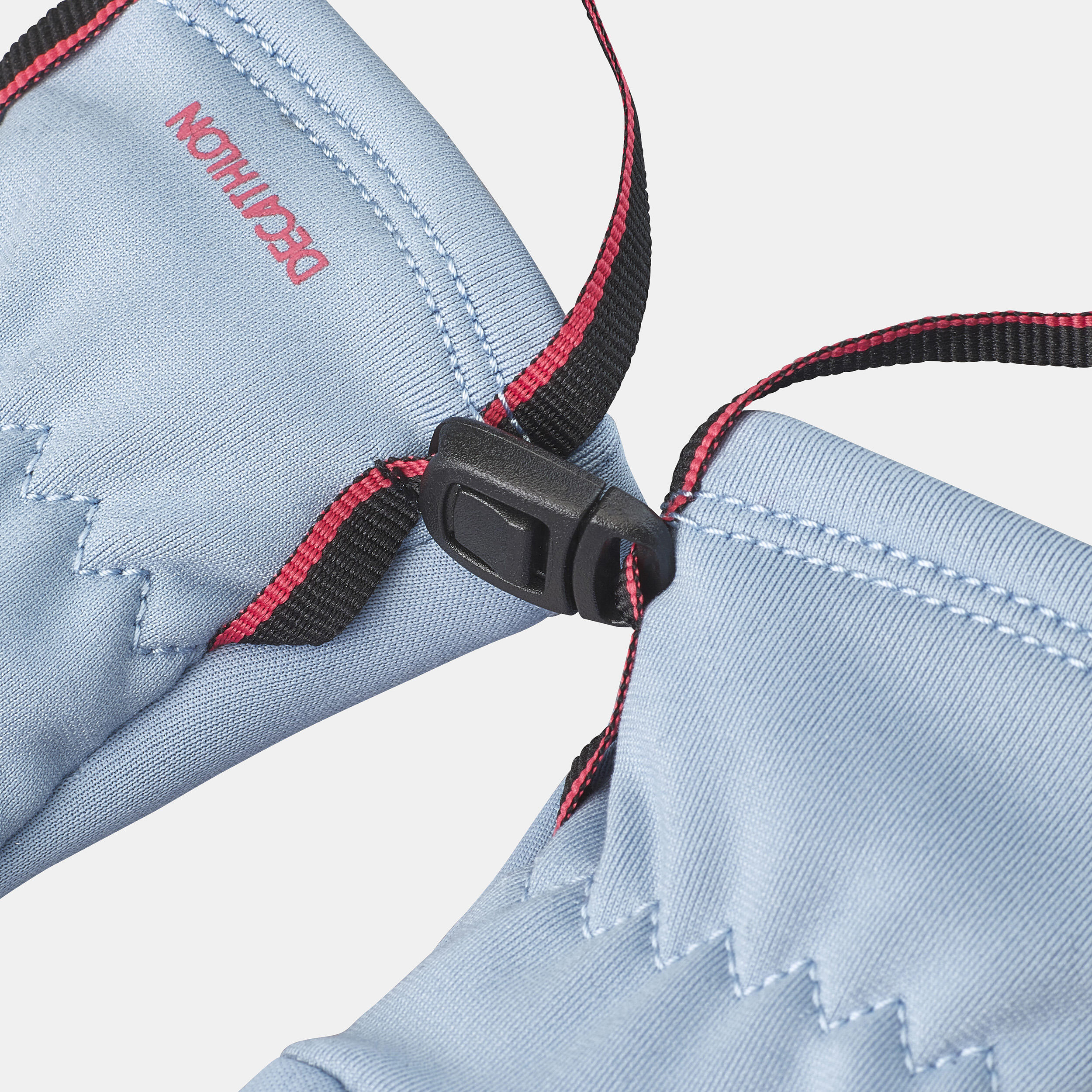 Guanti trekking bambina SH500 MOUNTAIN STRETCH TOUCH azzurri 5/6