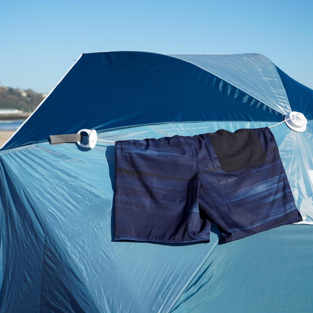 Strandmuschel UPF50+ Ecodesign - Iwiko 180 für 3 Personen blau