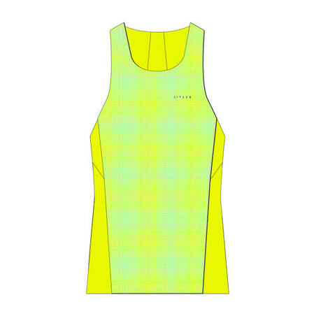 KIPRUN MEN'S BREATHABLE RUNNING TANK TOP - YELLOW