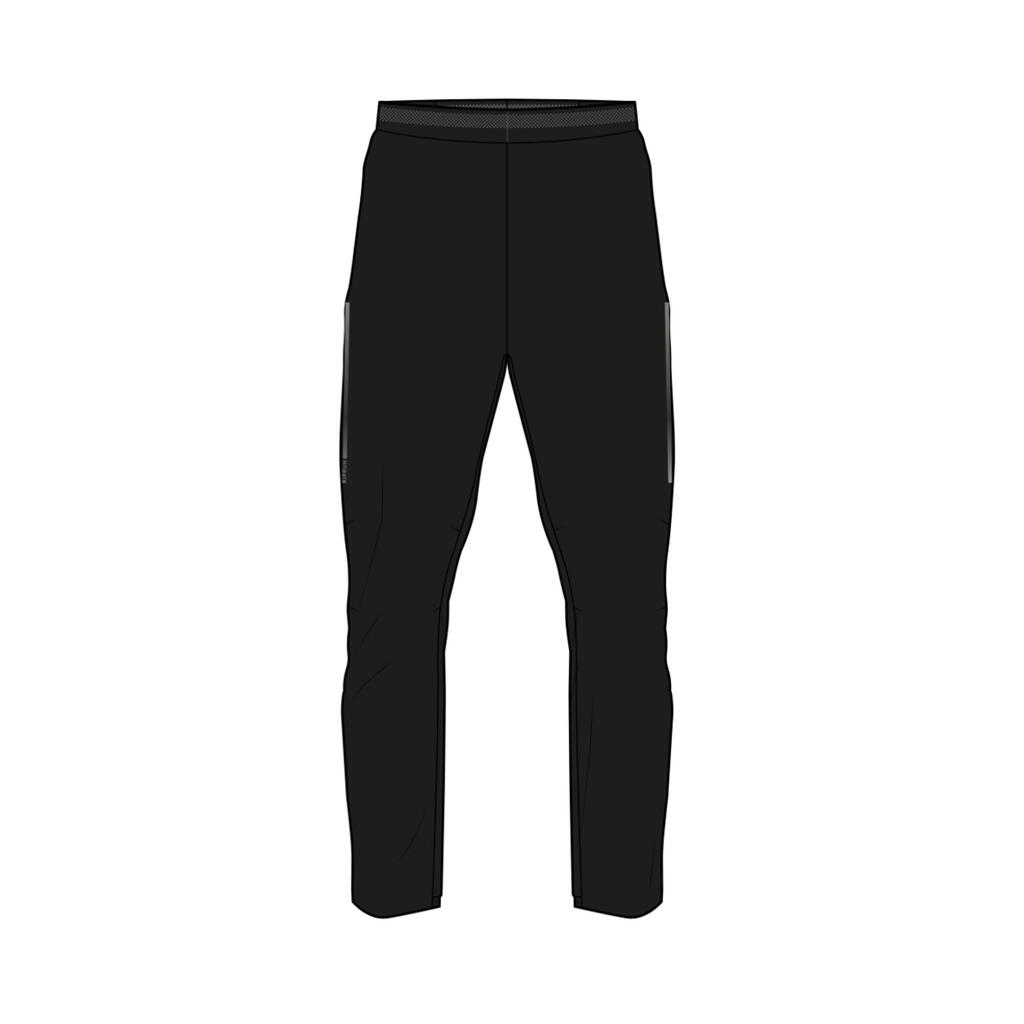 Pantalón de running transpirable para hombre - KIPRUN negro