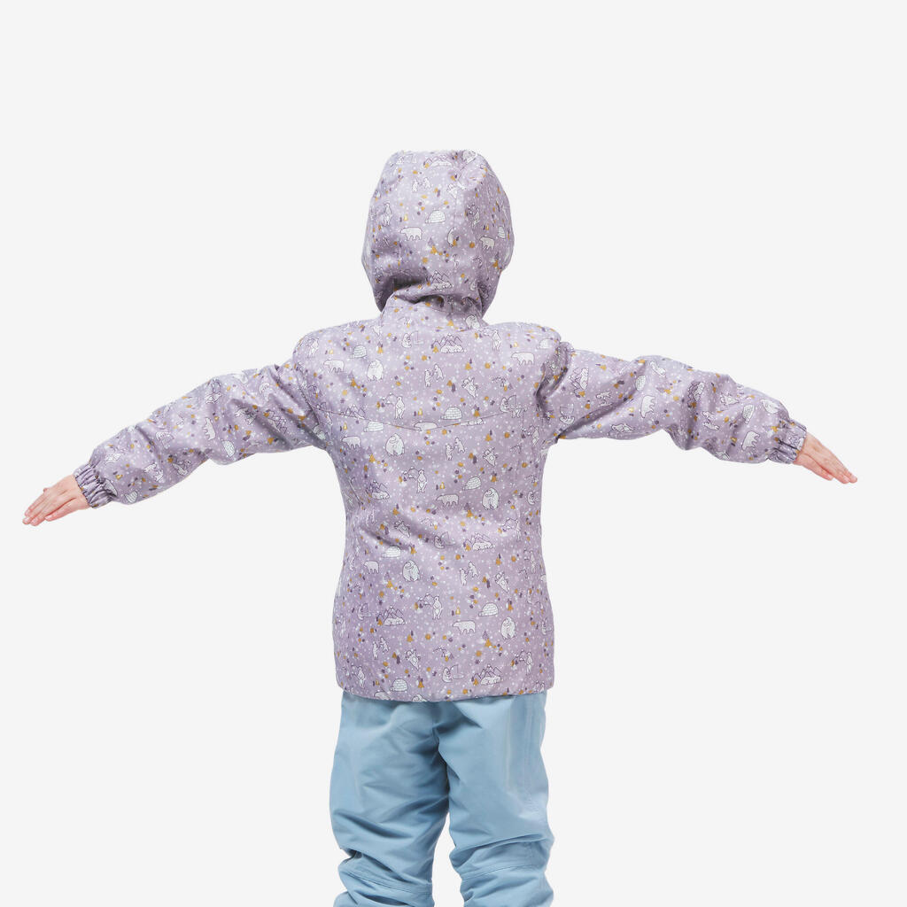 PARKA IMPERMEABLE SENDERISMO NIÑOS SH100 AZUL