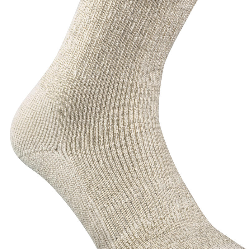 Chaussettes chaudes de randonnée - SH100 U WARM - x2 paires