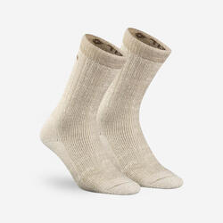 Calcetines de senderismo cálidos, SH900 Mid sin teñir 