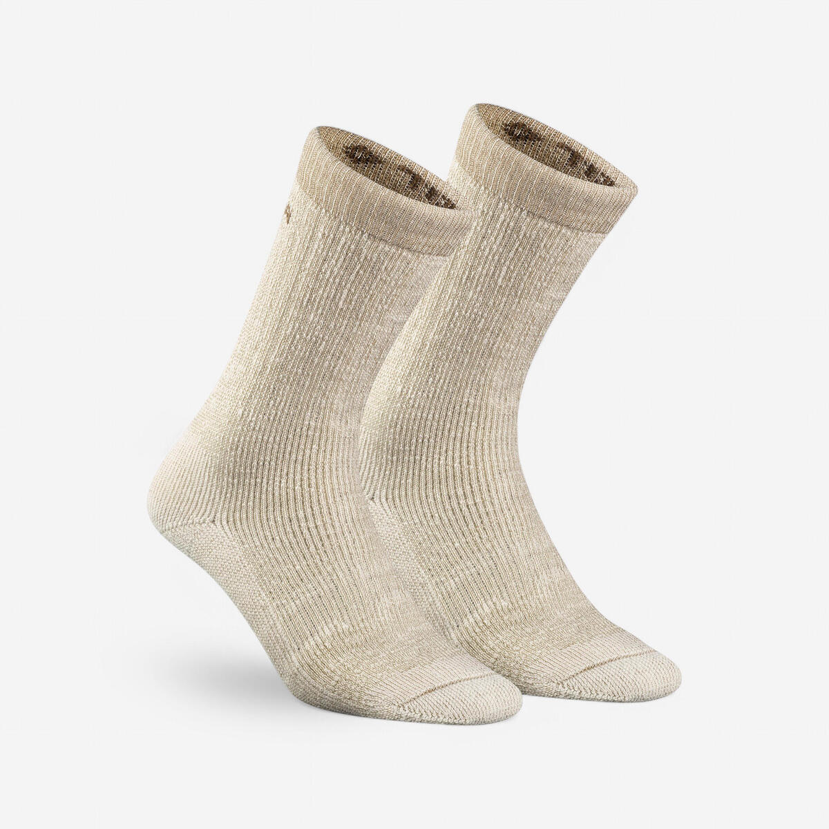 Chaussettes de randonnée chaudes, SH900 Mid non teint
