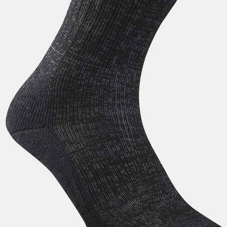 Warm  Hiking Socks - SH100 ULTRA-WARM MID - 2 Pairs