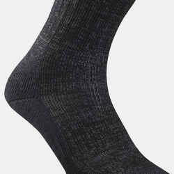 Warm Hiking  Socks - SH100 U-WARM MID - 2 Pairs