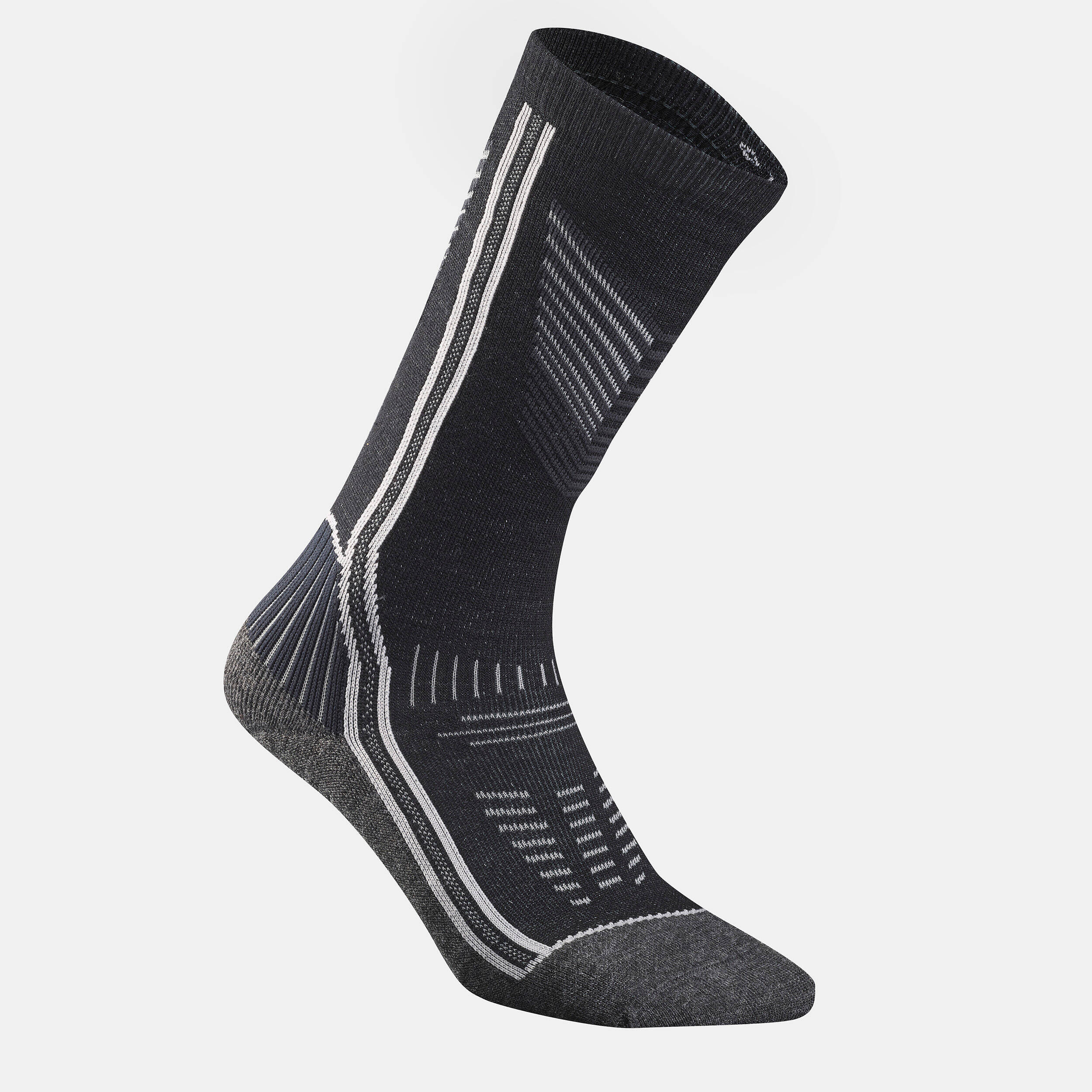 Warm hiking socks, SH900 Mountain Mid - Grey -  4