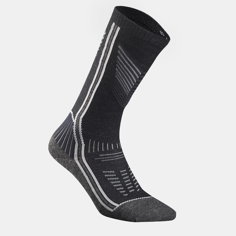 Warm Hiking Socks - SH900 MOUNTAIN MID - 2 Pairs