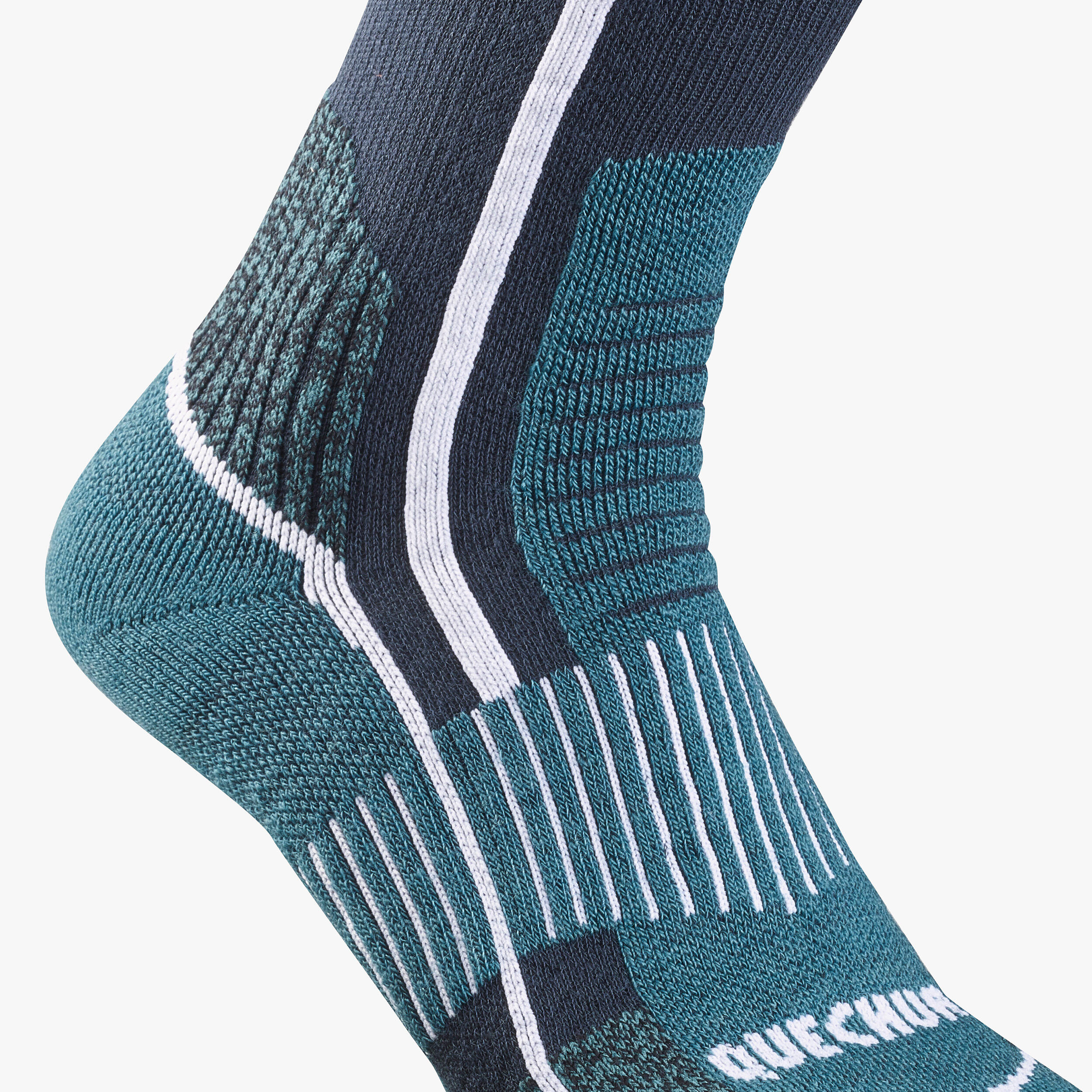 Warm Hiking Socks - SH500 MOUNTAIN MID - 2 Pairs 4/4