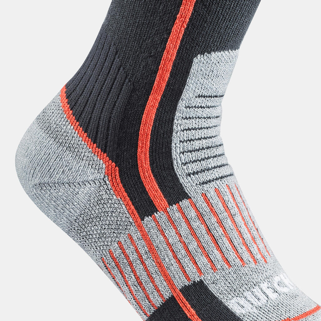 Kids’ hiking socks - SH500 MOUNTAIN MID - x2 Pairs