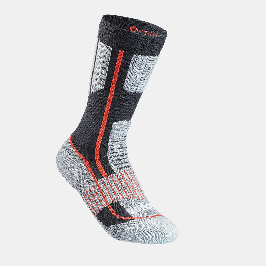 Kids’ hiking socks - SH500 MOUNTAIN MID - x2 Pairs