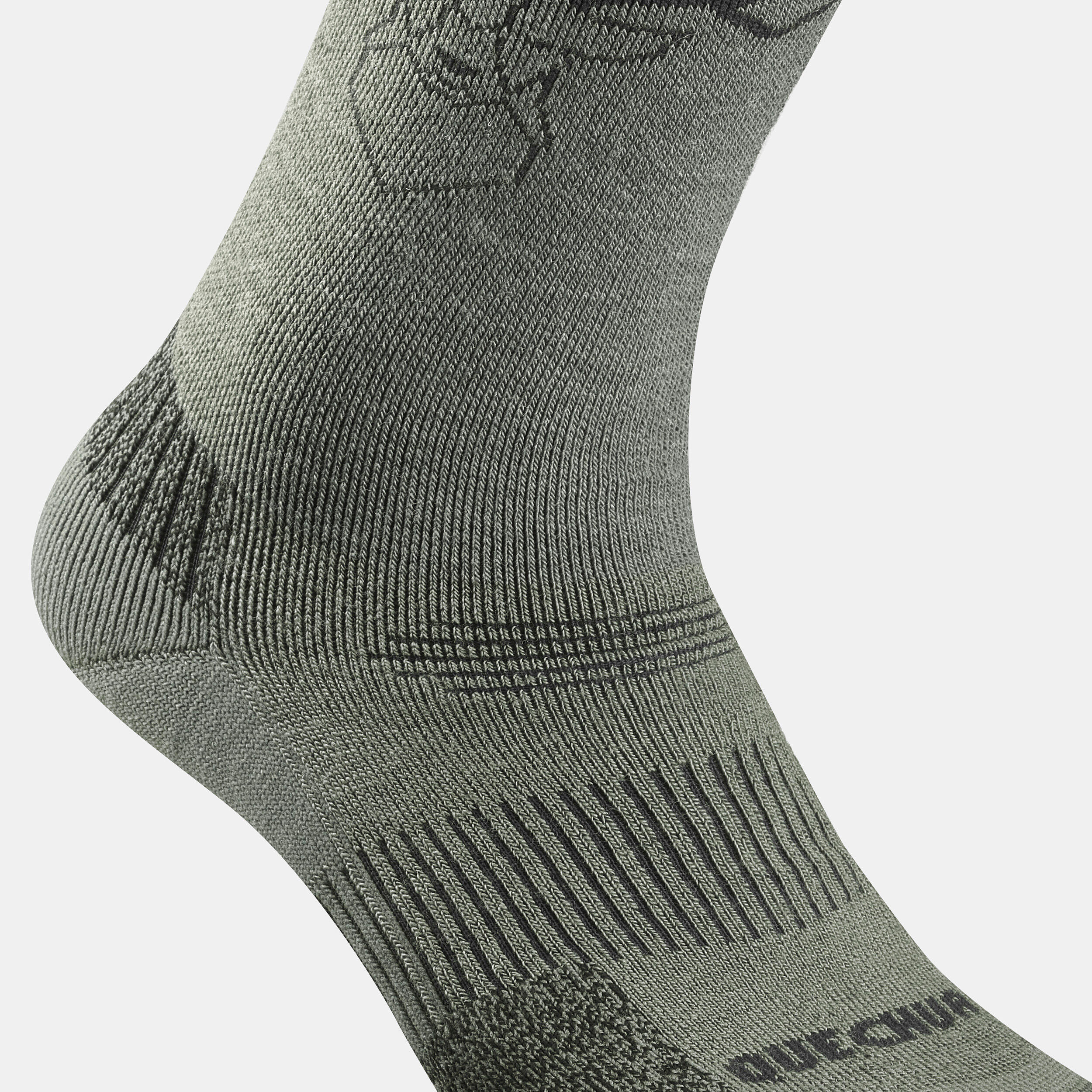 Warm  Hiking Socks - SH500 ULTRA-WARM MID - 2 Pairs 7/7