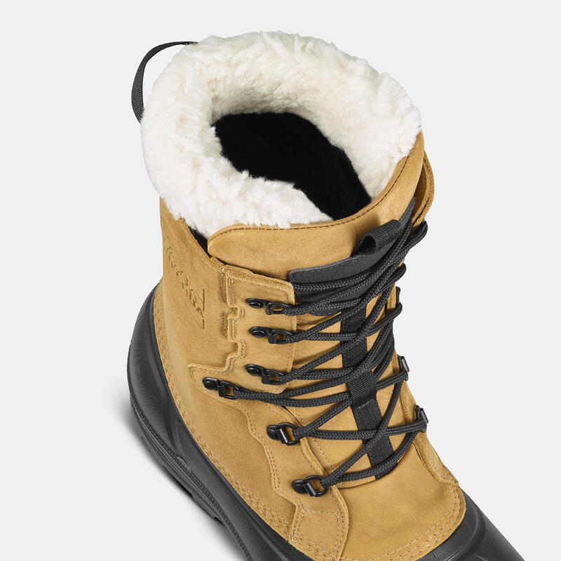 Warme waterdichte snowboots heren SH900 veters