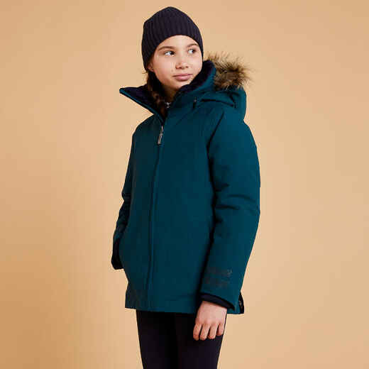 
      Reitjacke 500 Warm wasserdicht Kinder petrol
  