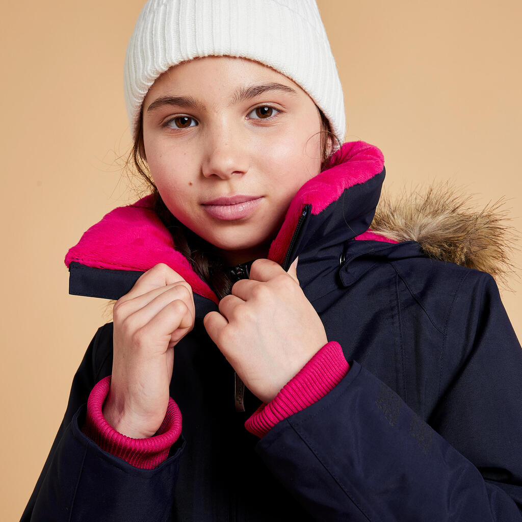 Winterreitjacke Kinder wasserdicht warm - 500 rot